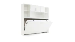 Discount Maxi Opklapbed Albero met bovenbouw wit