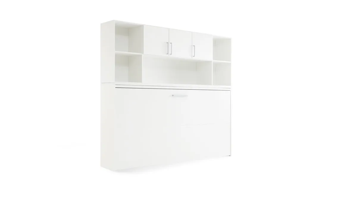Discount Maxi Opklapbed Albero met bovenbouw wit