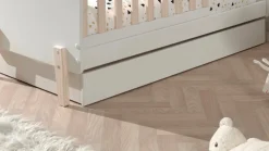 Outlet Vipack Peuterbed Kiddy met bedlade wit