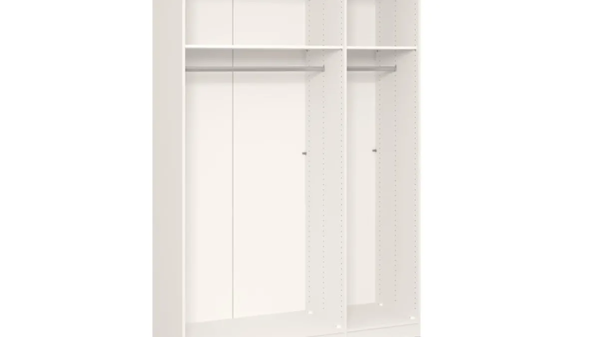 Clearance B Bright Schuifdeurkast Switchline met spiegel premium wit