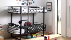 Discount Vipack Stapelbed Oscar zwart