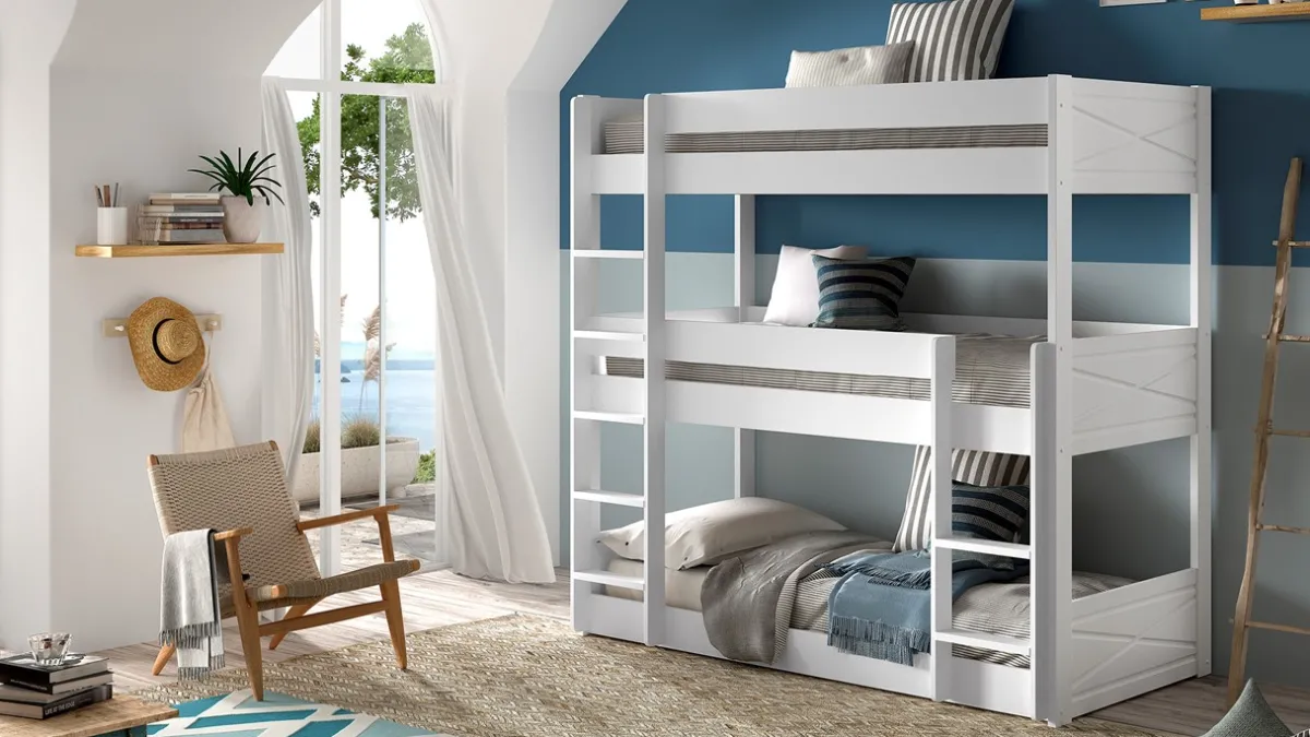 New Vipack Stapelbed triple scott wit