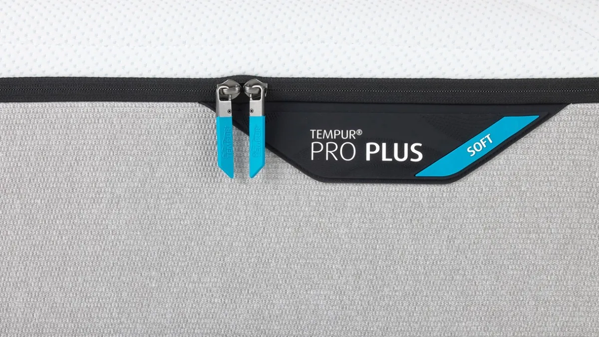 Hot Tempur Pro® Plus CoolQuilt matras - soepel antraciet