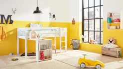Hot Flexworld Uitschuifbureau voor halfhoogslaper wit